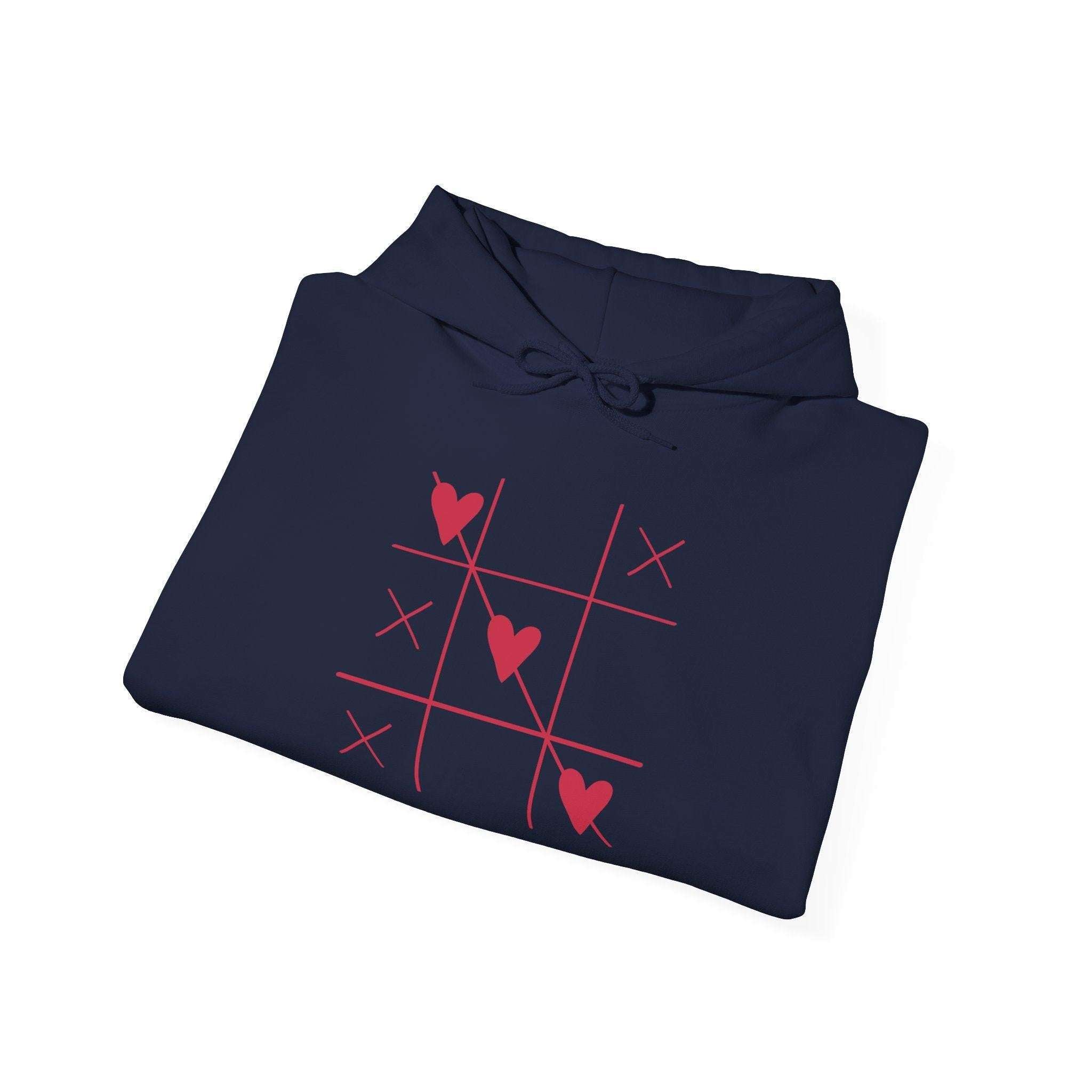 Valentine Hearts Hoodie — "I Only Have Eyes for You" Romantic Pullover.