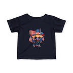 Infant 4th of July Tee — Cute USA Baby Patriotic Shirt.