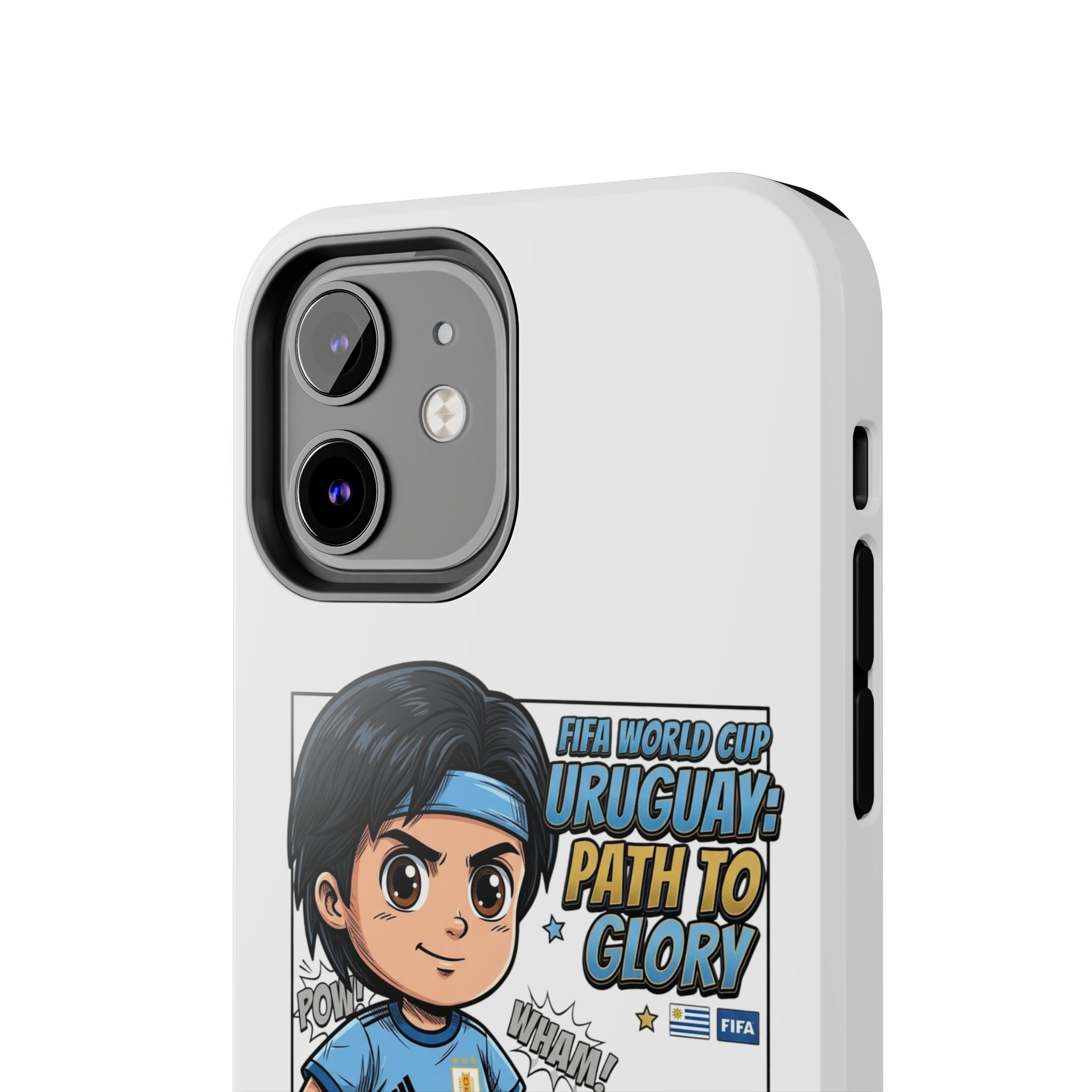 Uruguay Soccer Phone Case — Path to Glory "Goal!" Design