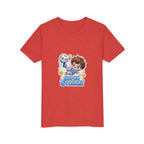 Youth Tee - Cute 'Super Strike!' Soccer Boy Graphic