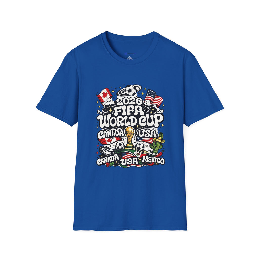soccer T-Shirt — Canada USA Mexico Fans Shirt