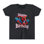Spider Hero "Happy Birthday" Youth Tee
