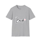 Bride T-Shirt — "The Bride" Bachelorette Tee with Heart
