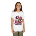 Minnie Mouse Happy 5th Birthday Youth Tee