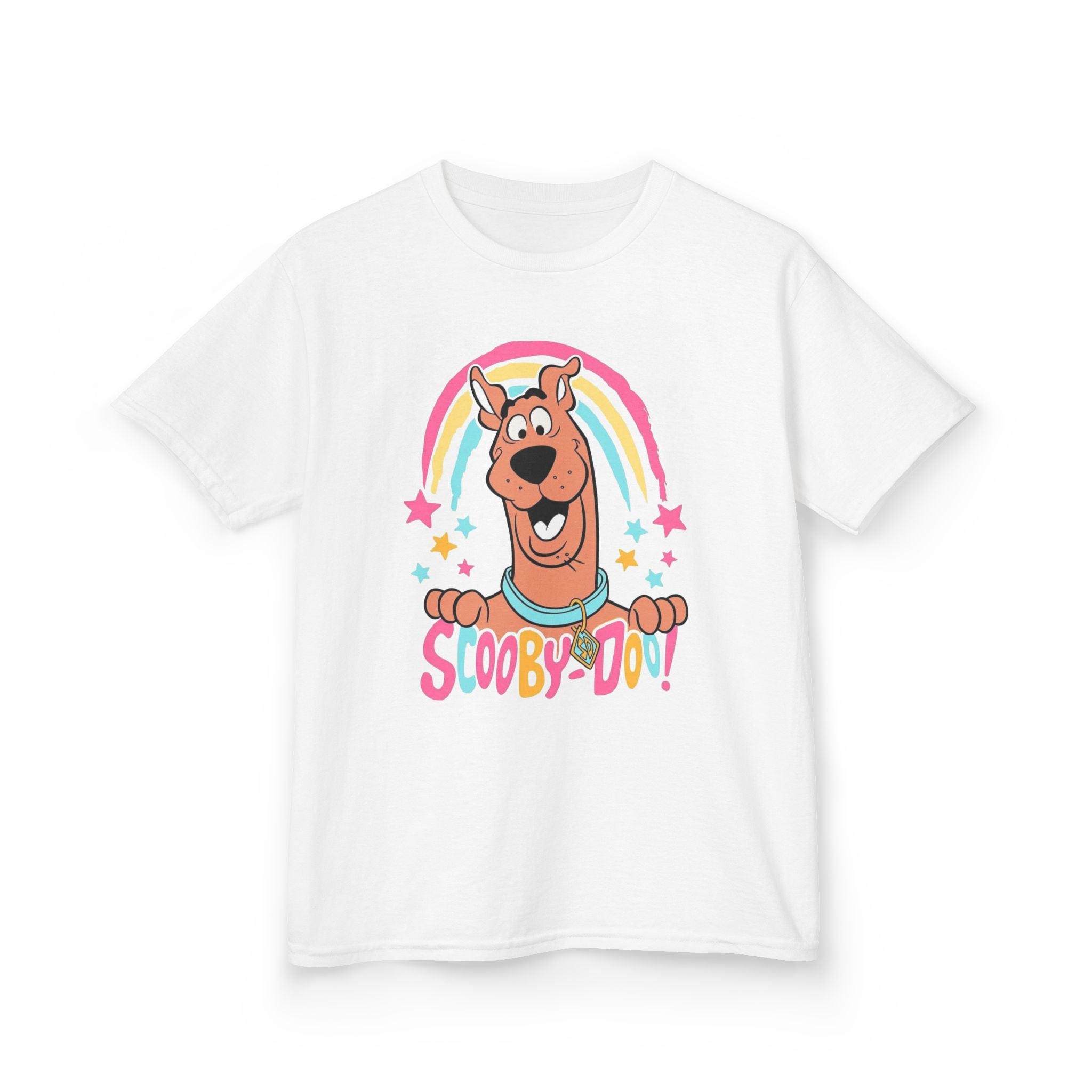 Scooby-Doo Kids T‑Shirt — Colorful Rainbow Cartoon Tee for Kids