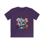 Kids Soccer  2026 Tee cartoon character