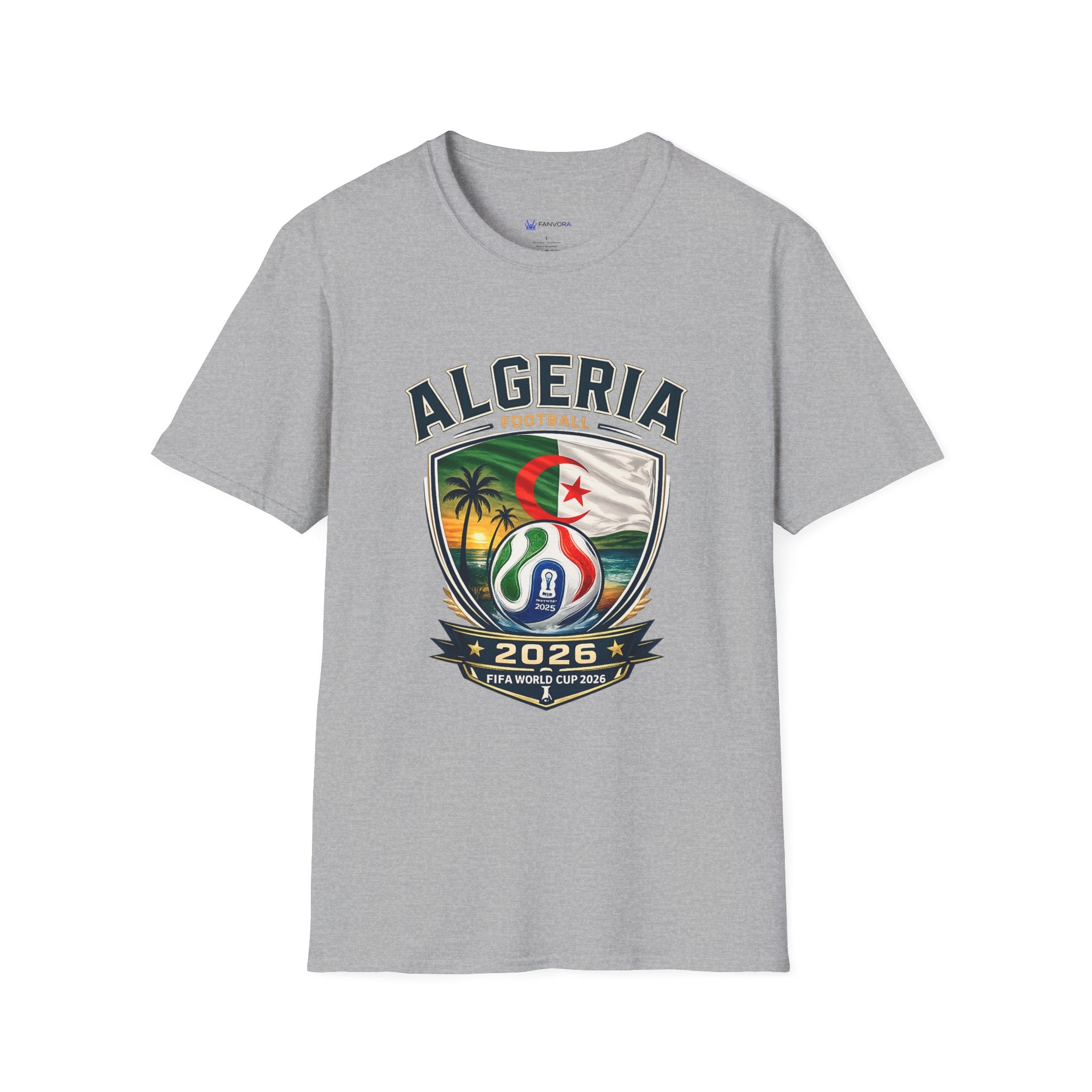Algeria Football T-Shirt — 2026 National Team Crest Tee