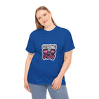 Strong and Pretty Tee — 'Strong and Pretty' Fitness Graphic T-Shirt
