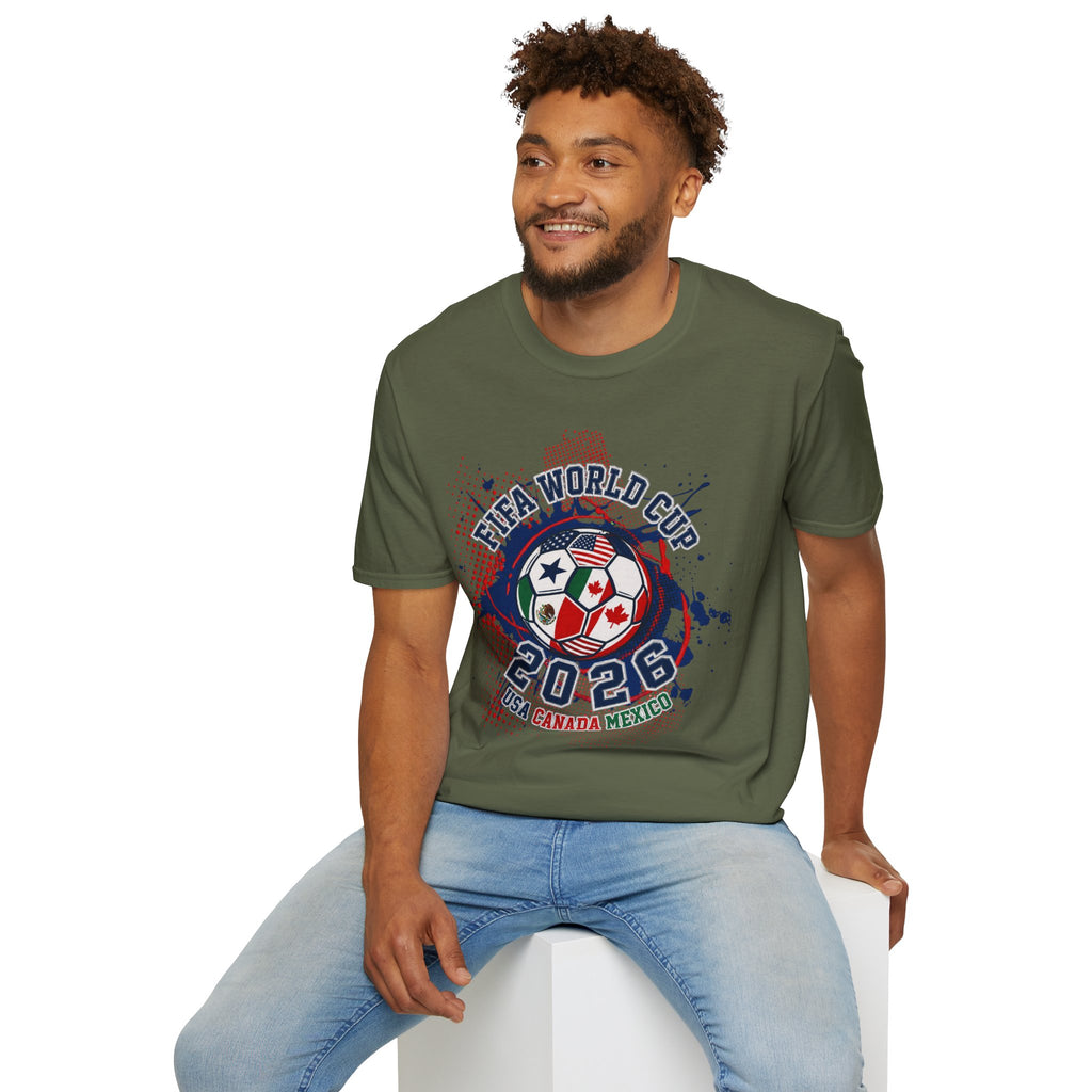 Soccer cup 2026 Tee — USA Canada Mexico Championship Design