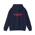 Valentine Hearts Hoodie — "I Only Have Eyes for You" Romantic Pullover.