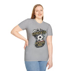 God Is My Strength Soccer T-Shirt — Christian Faith & Football Power 2026