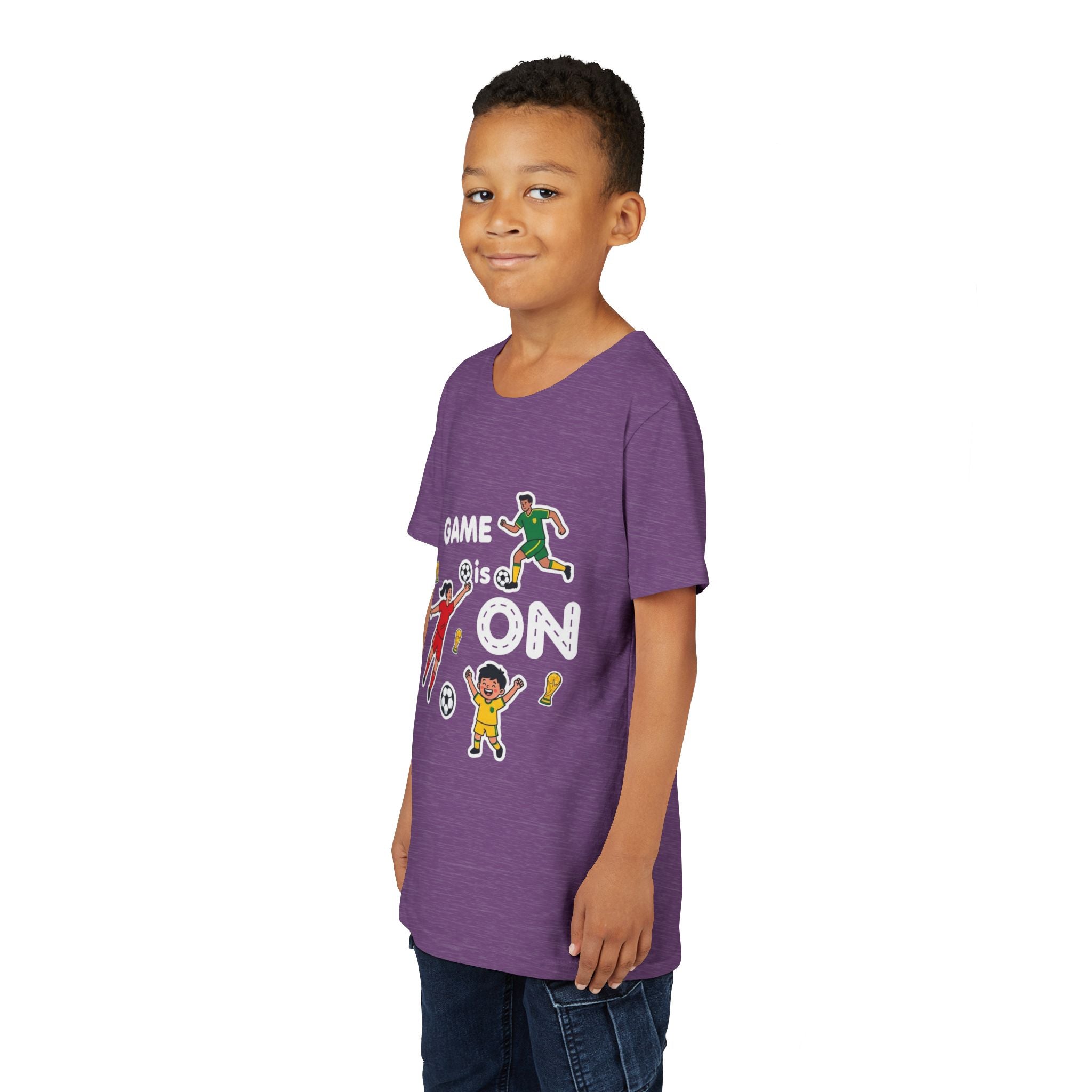 Kids Soccer Players T-Shirt 2026— Youth Football Team Tee