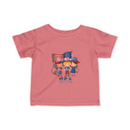 Infant 4th of July Tee — Cute USA Baby Patriotic Shirt.