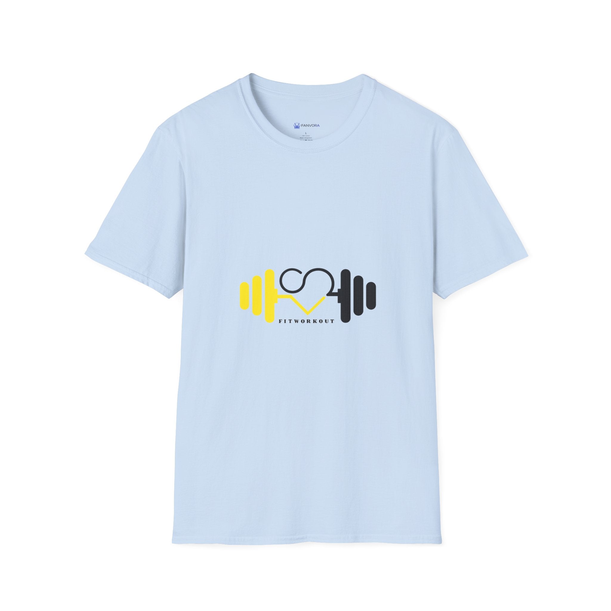 Weightlifting Heart Barbell T-Shirt — Fitness Gym Crusher Tee