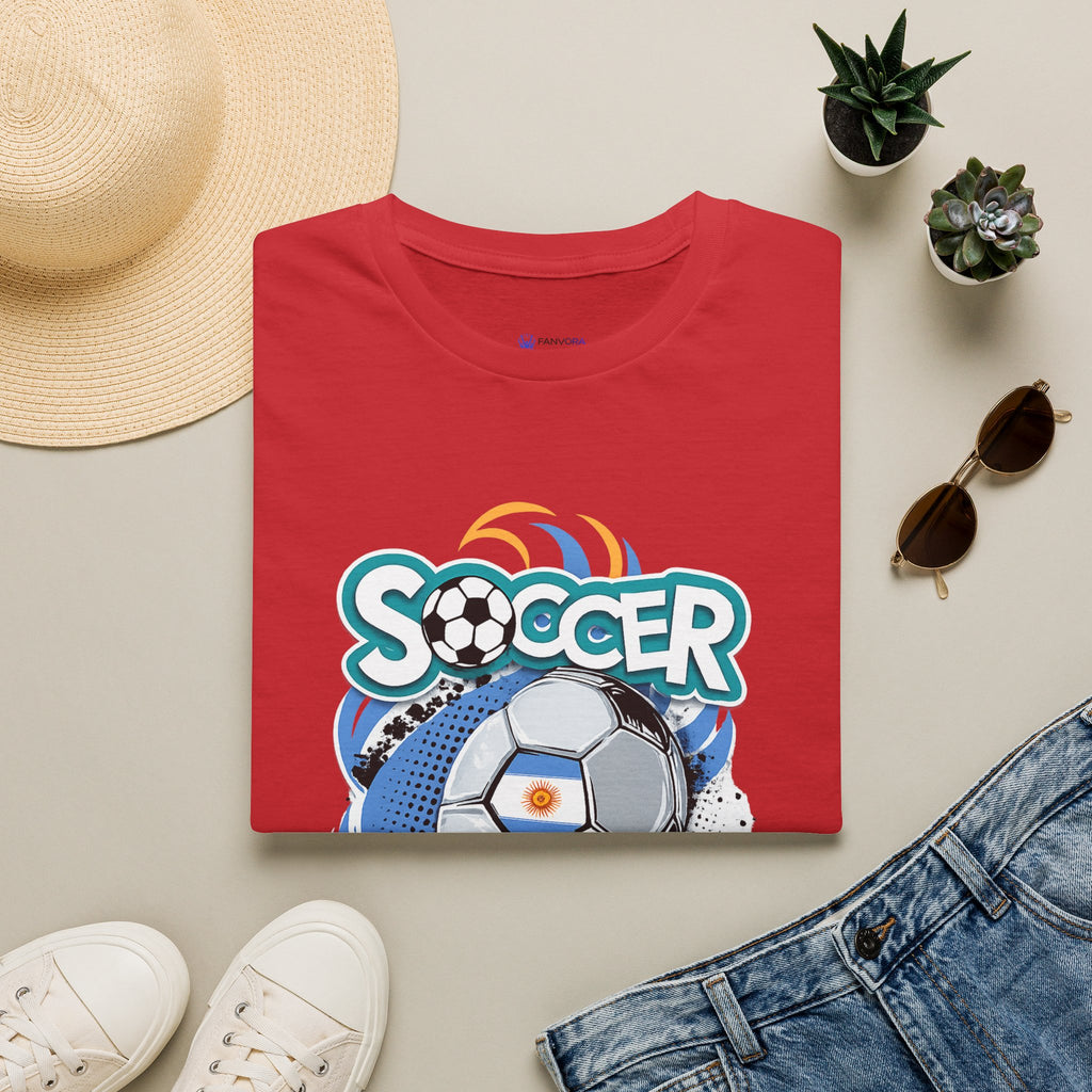 Soccer 2026  Graphic T-Shirt — Retro Ball Design soccer cup tee