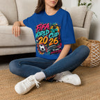 Soccer 2026 T-Shirt —  Bright color splash Graphic Tee.