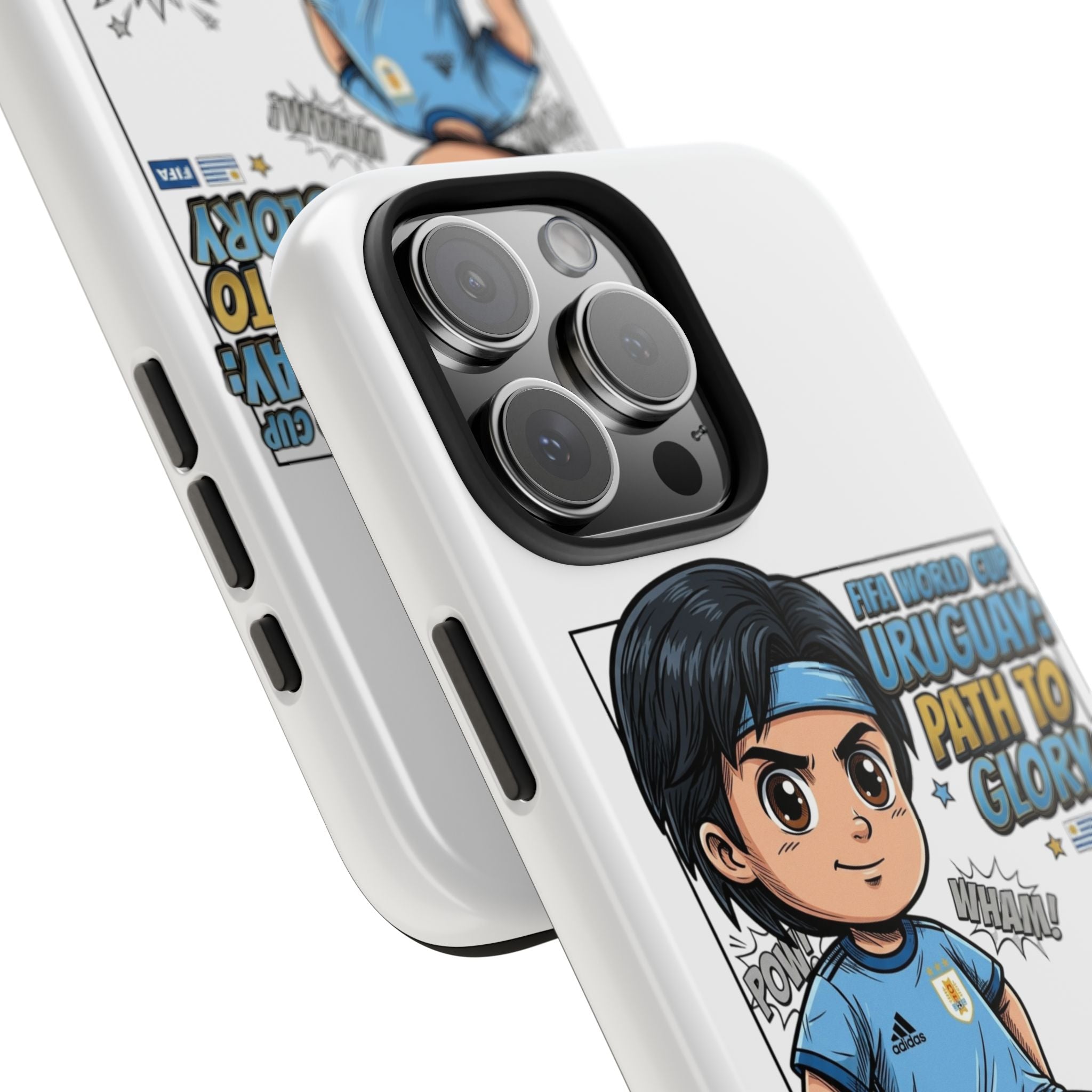 Uruguay Soccer Phone Case — Path to Glory "Goal!" Design
