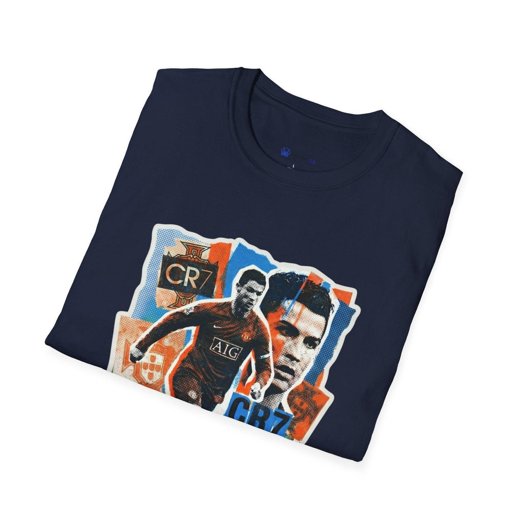 CR7 Soccer Graphic T-Shirt — Vintage Collage World Cup 2026 Fan Inspired.