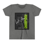Youth Tee — "We Are Champions" Soccer Champion Graphic Shirt