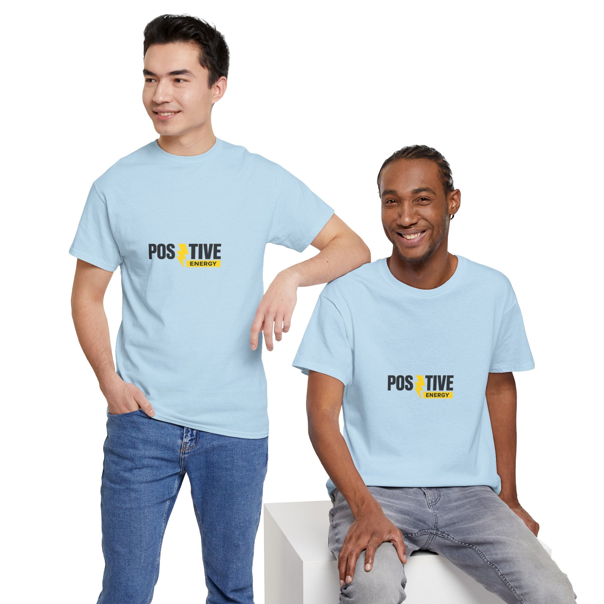 Positive Energy T-Shirt — Minimal Motivational Tee