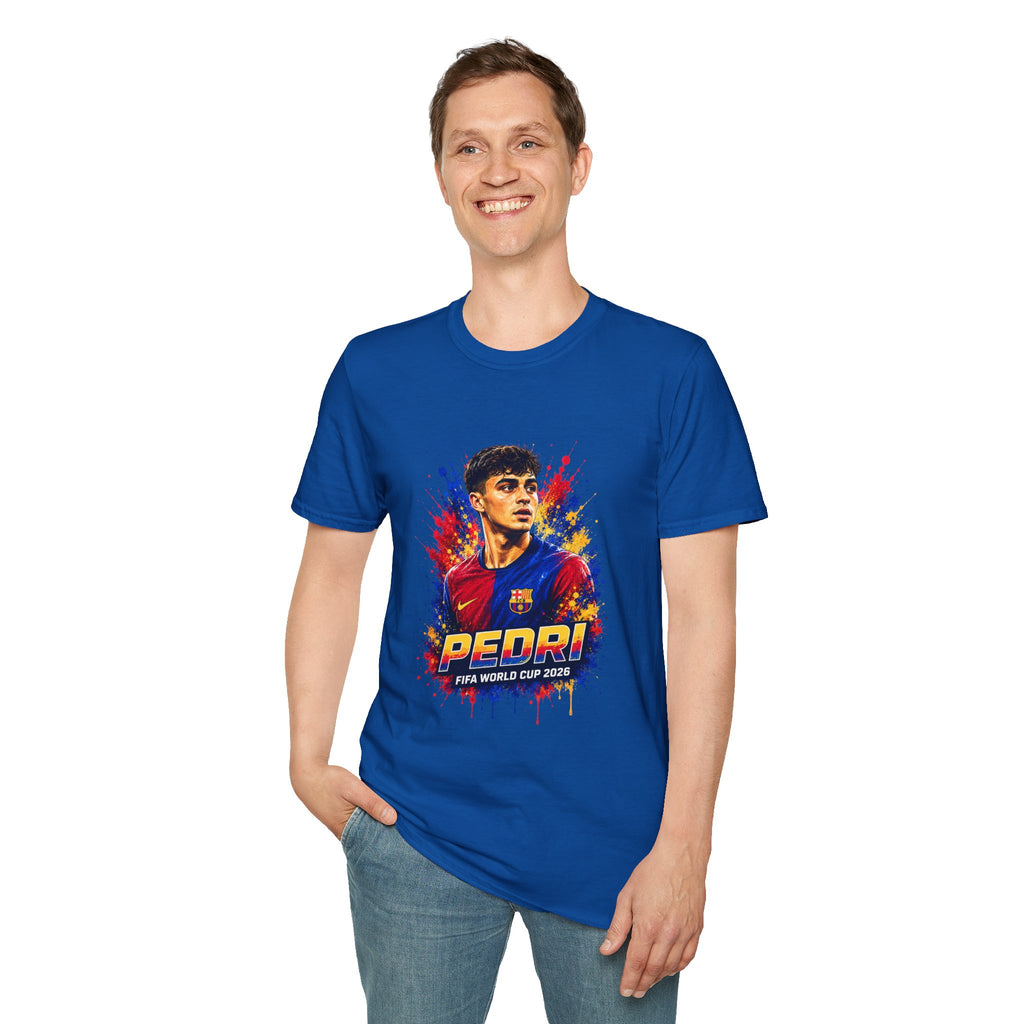 T-Shirt — 'Spain legend' Color Splash Soccer Portrait Tee