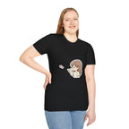 Kawaii Girl Blowing Hearts T-Shirt — Cute Anime Graphic Tee