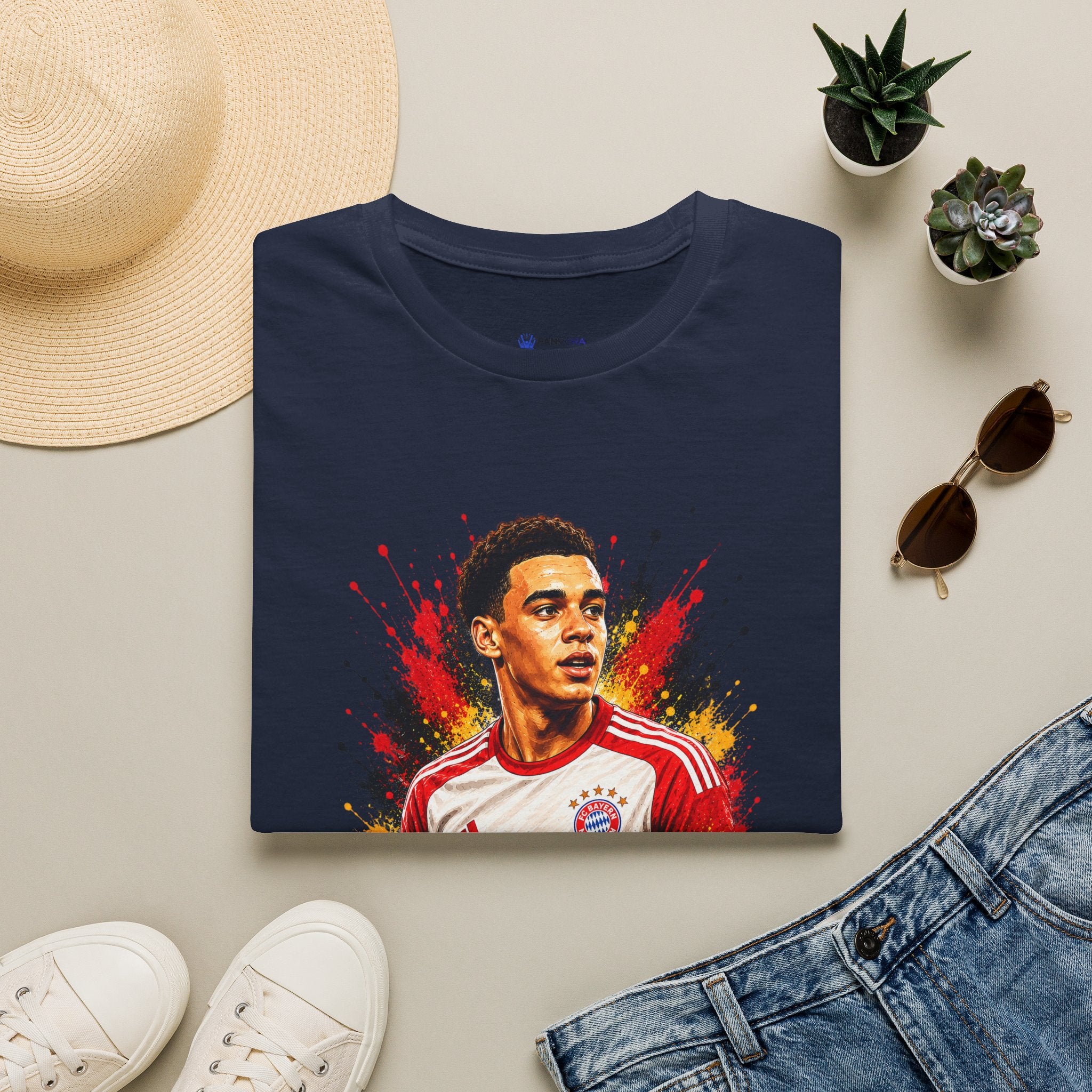 Soccer Player Jersey T-Shirt — Germany Legend Portrait Graphic Tee