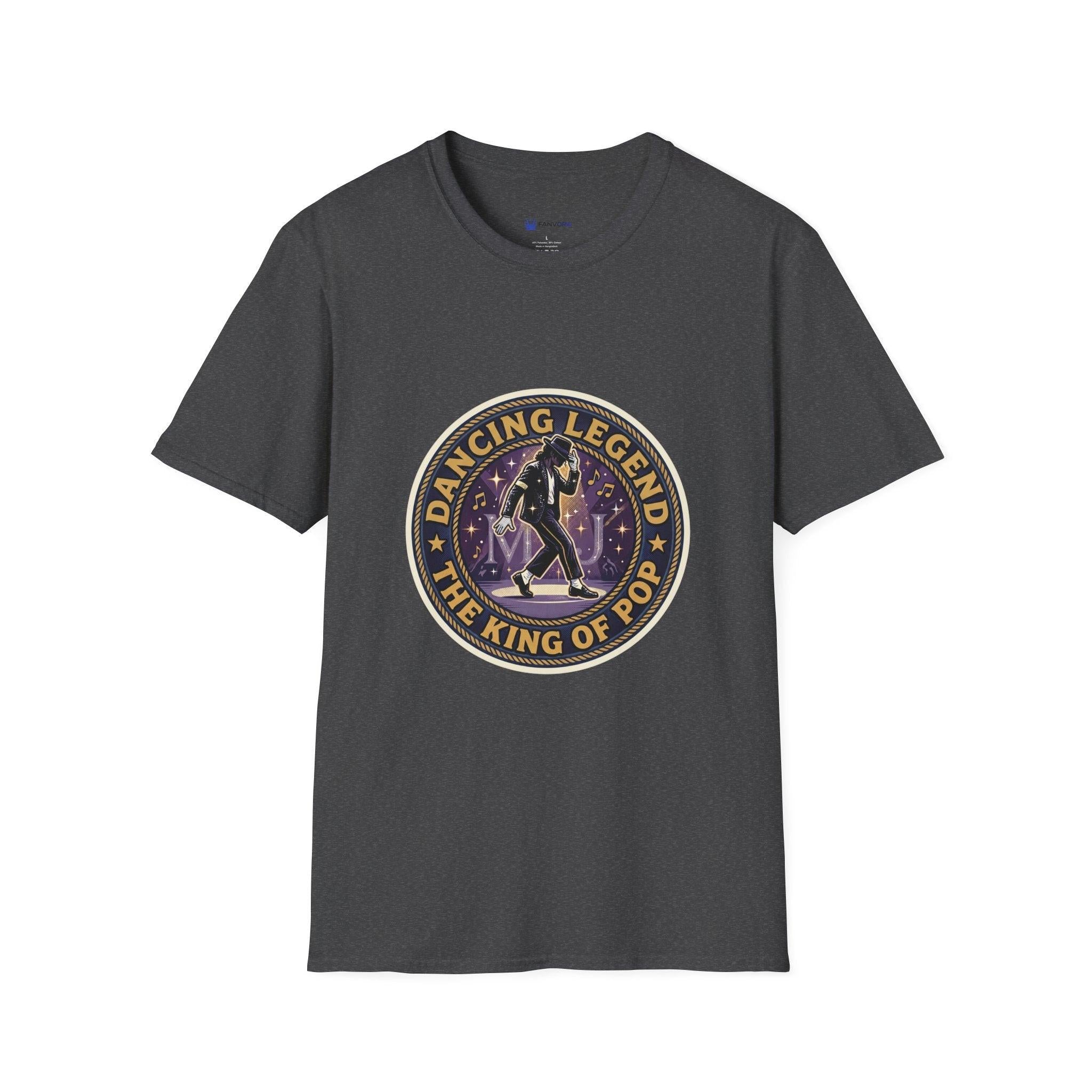 Dancing Legend T-Shirt — "The King of Pop" Retro Michael Tribute.