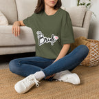 Bride T-Shirt — "The Bride" Bachelorette Tee with Heart