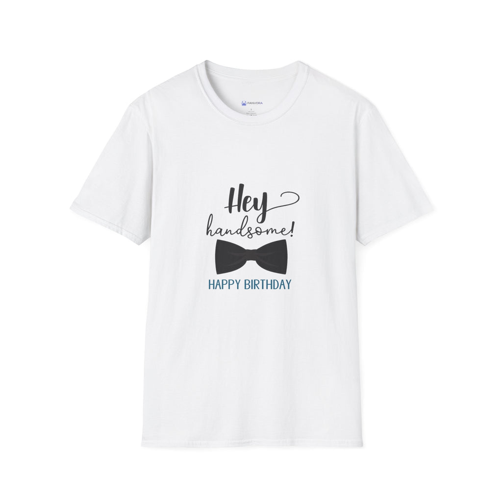 Hey Handsome! T-Shirt — Cute Bow Tie Birthday Tee