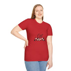 Cat Mom T-Shirt – Floral Script Cat Mom Tee, Cute Casual Gift for Cat Lovers
