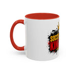 Soccer King Street 2026 Accent Coffee Mug — Crowned Soccer Ball Design (11/15oz)
