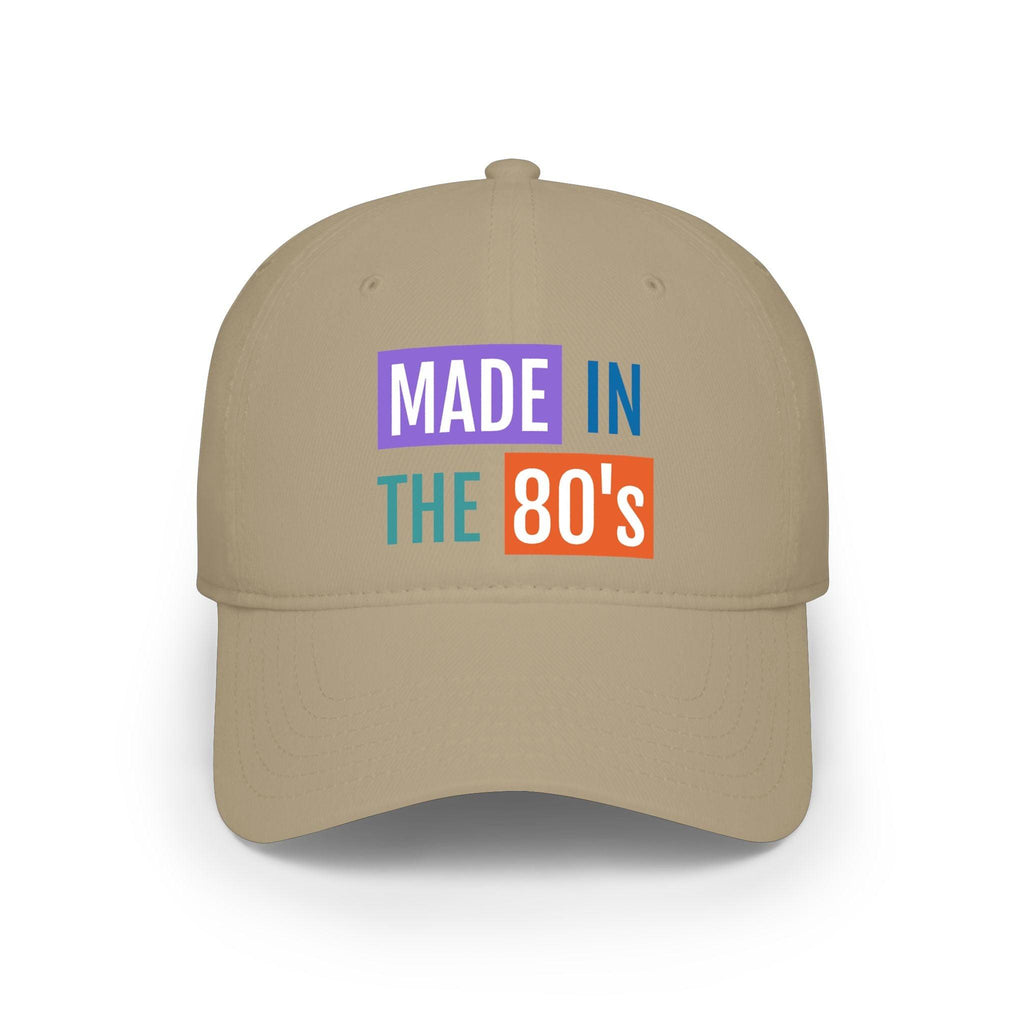 Made in the 80’s retro baseball cap design