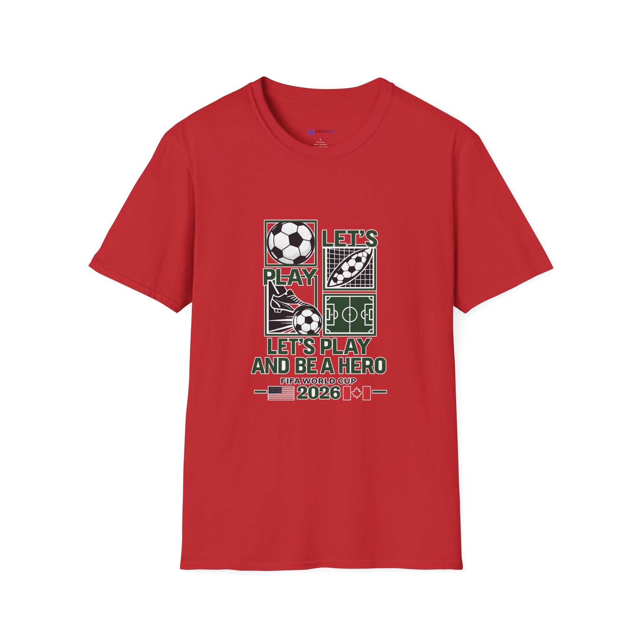 Soccer "Let's Play" T-Shirt — Fan Tee
