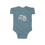 2nd Birthday Baby Bodysuit - "Happy Birthday" Number 2 Party Onesie