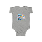 2nd Birthday Baby Bodysuit - "Happy Birthday" Number 2 Party Onesie