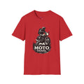 Moto Travel T‑Shirt — Vintage Motorcycle Rider Tee