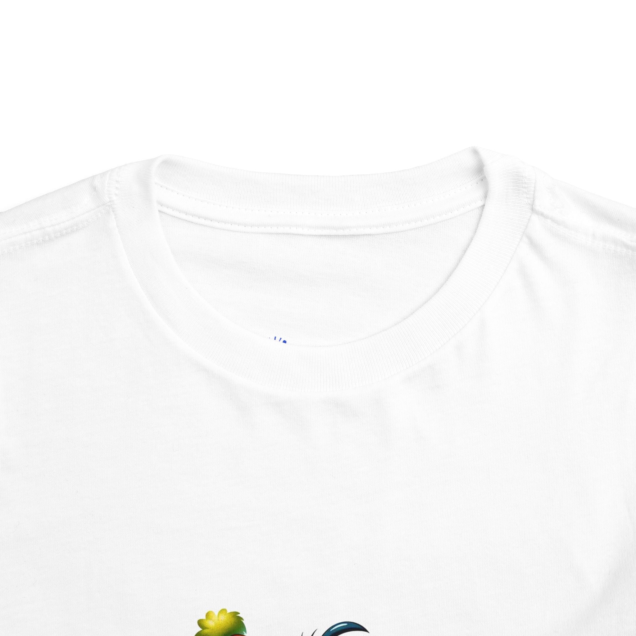 Toddler Tee — Cute Cartoon Dog "Happy Birthday" Kids Shirt