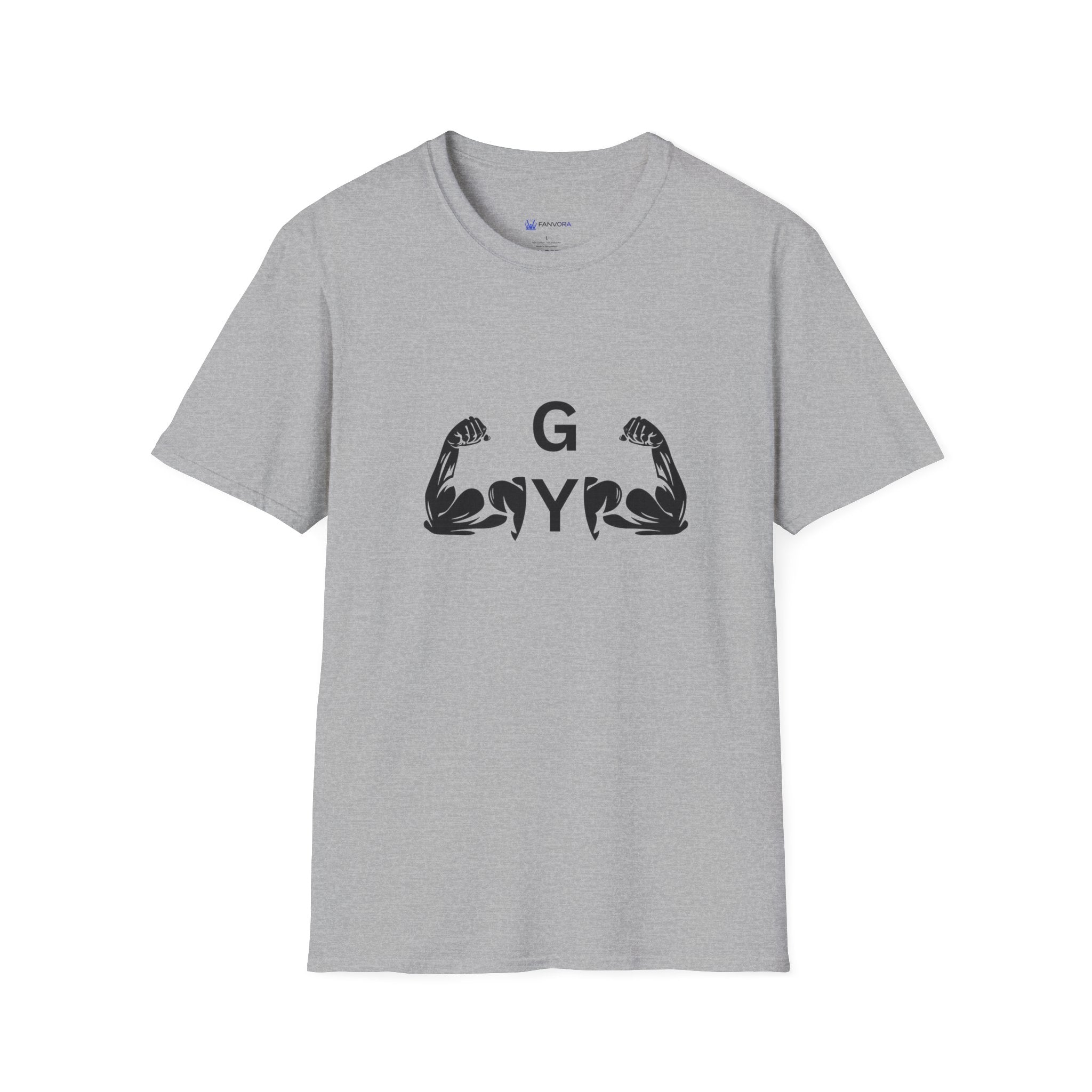 Gym Gyrl Muscle Graphic T‑Shirt