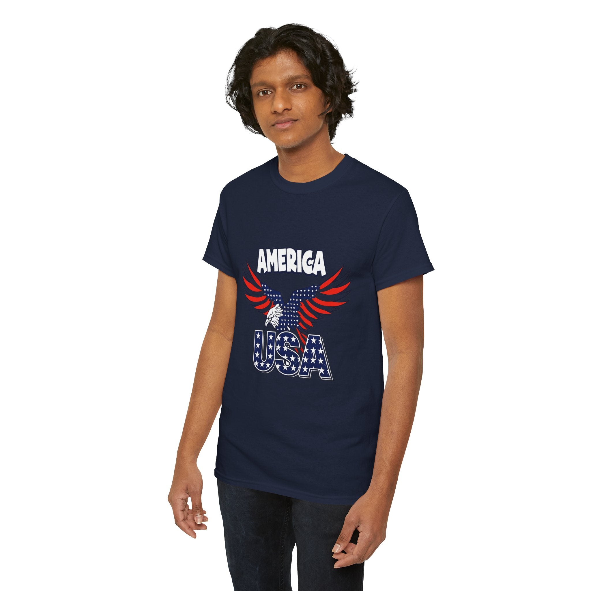 USA Eagle T-Shirt – America Patriotic Graphic Tee for 4th of July