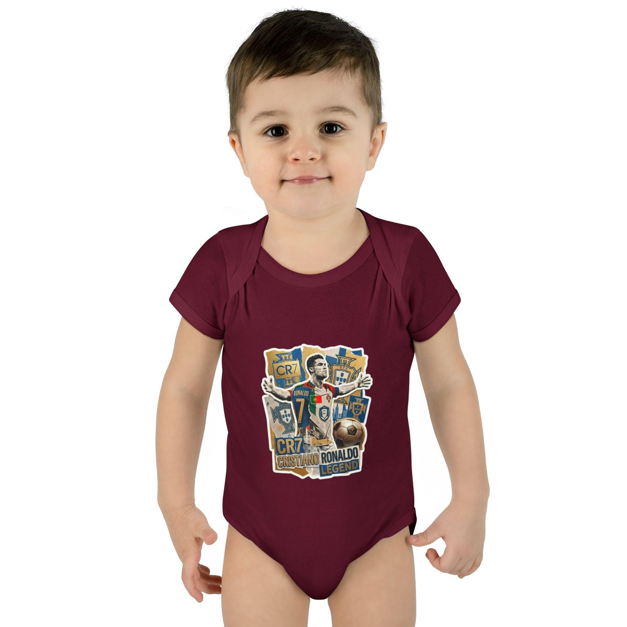 CR7 Fan Inspired Baby Bodysuit — World Cup 2026 Infant One-Piece