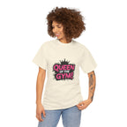 Queen of the Gym T-Shirt — Pink Crown Fitness Tee