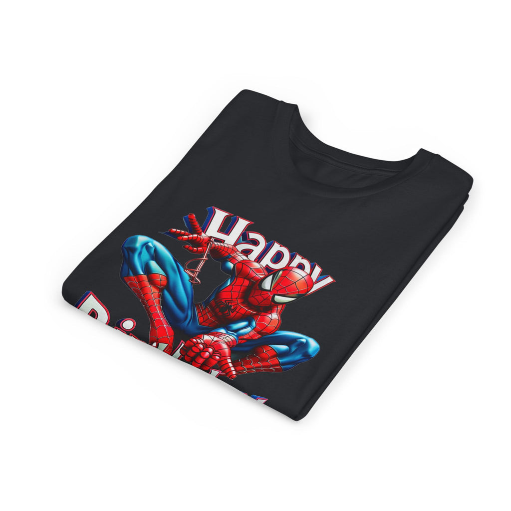 Spider Hero "Happy Birthday" Youth Tee