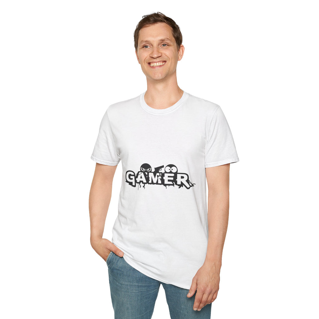 Gamer Crew T‑Shirt — Cute Monstrous Gamer Logo Tee