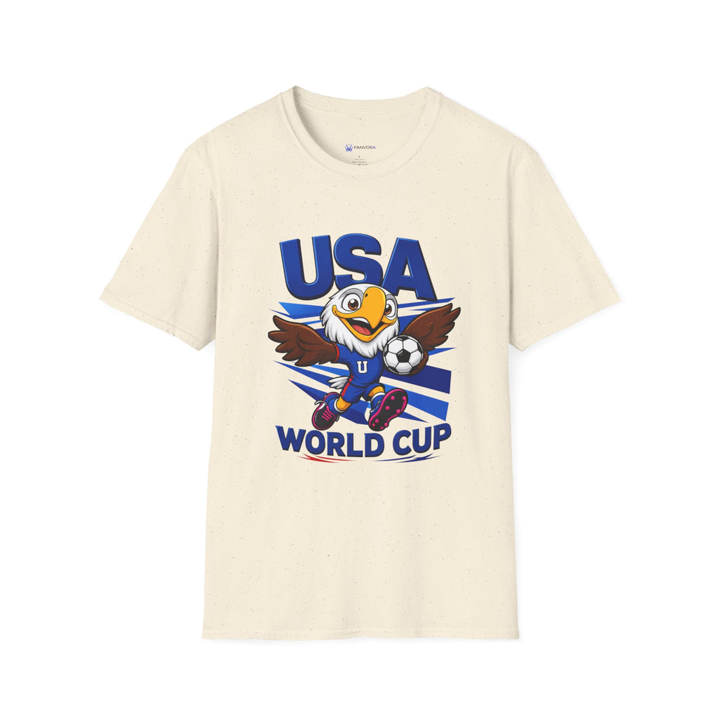 USA  Soccer T-Shirt — Eagle Mascot Graphic