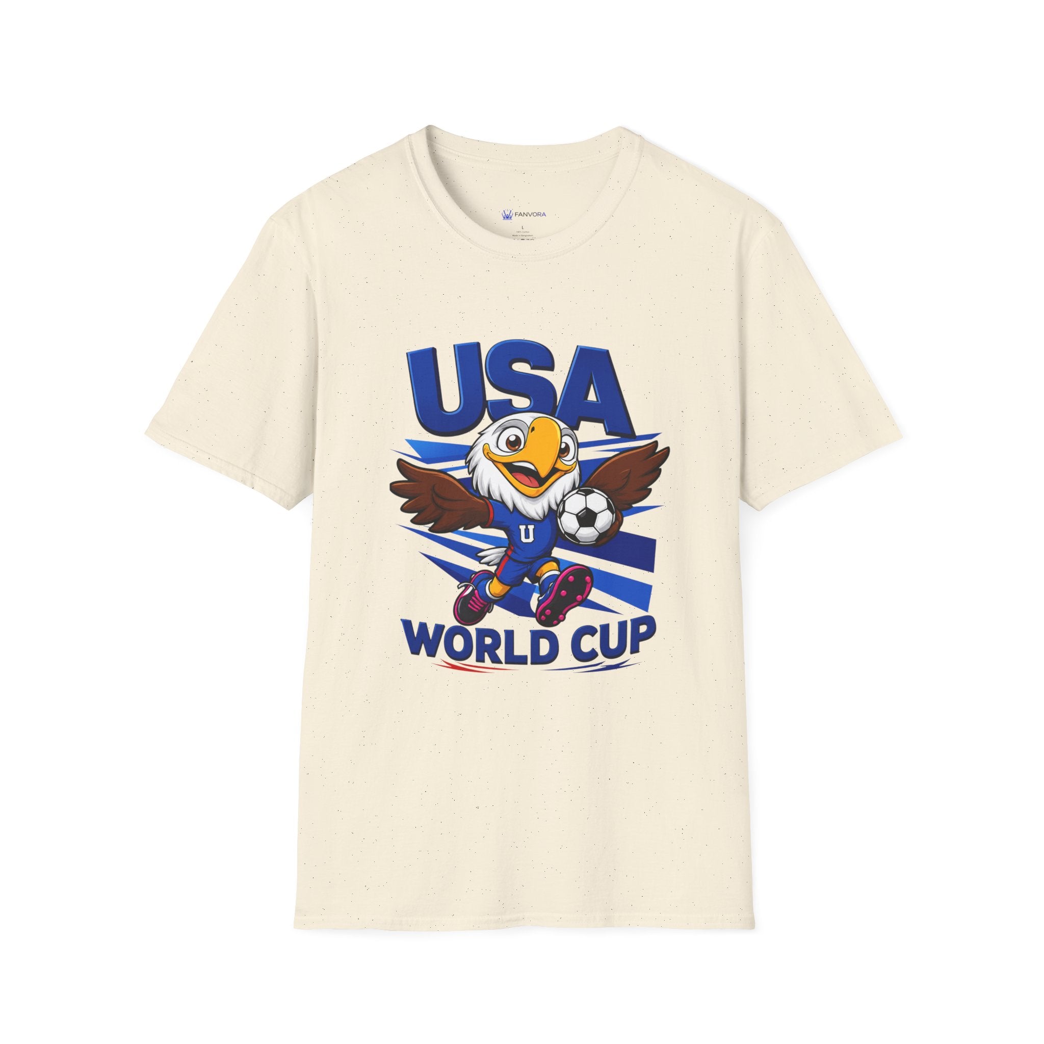 USA  Soccer T-Shirt — Eagle Mascot Graphic