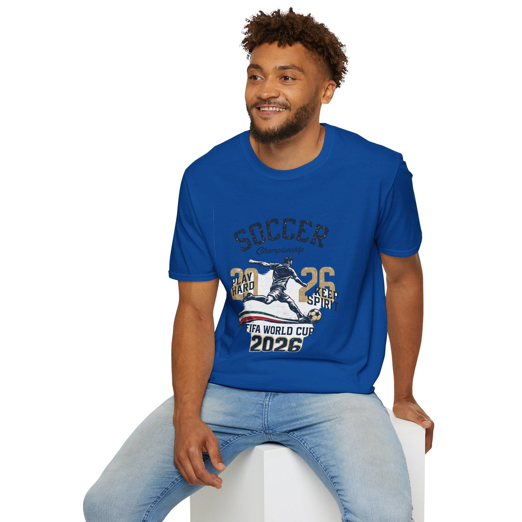 Soccer Championship 2026 T-Shirt —  Play Hard Soccer Tee
