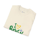 Brazil Soccer T-Shirt — I  Brazil Football Fan Tee
