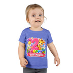 2nd Birthday Toddler T-Shirt — Cute Giraffe "Happy Birthday" Design