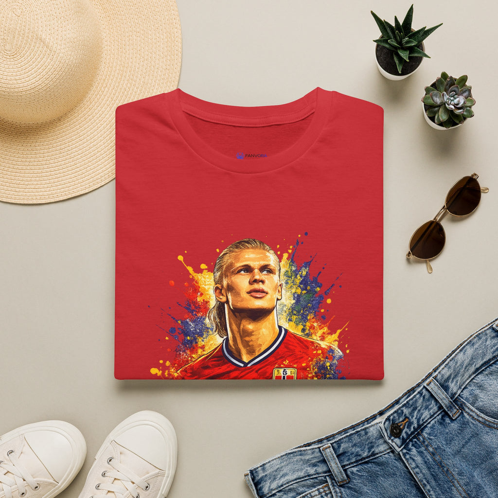 Norway legend Soccer T‑Shirt — Watercolor Portrait Football Tee